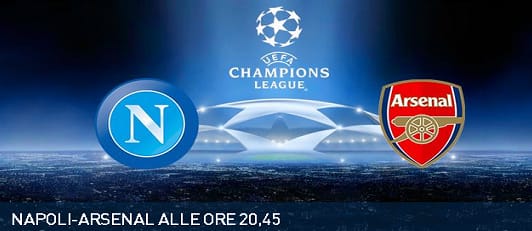 Napoli Arsenal diretta Tv e Streaming