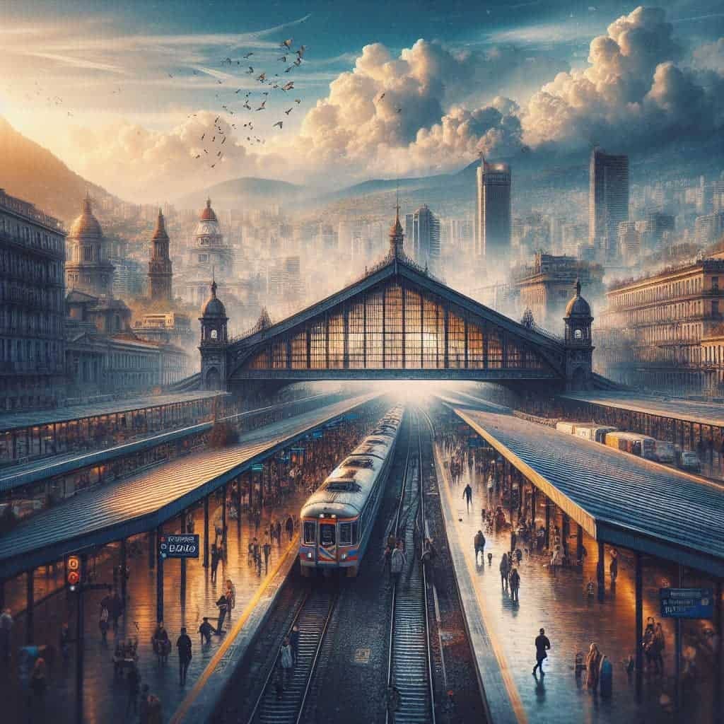 Stazione dei treni di Napoli